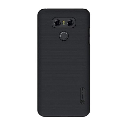 Husa LG G4 Stylus Nillkin Frosted Shield Negru + Folie de protectie foto
