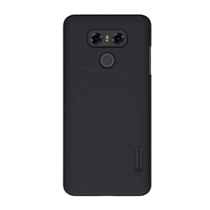 Husa LG G4 Stylus Nillkin Frosted Shield Negru + Folie de protectie