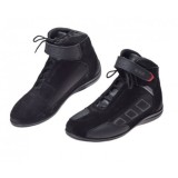 Ghete moto din piele intoarsa LS2 Dardo negru marime 42