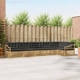 vidaXL Set de canapele de exterior 6 pcs Alb și antracit 3390582