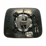 Geam oglinda exterioara cu suport fixare Jeep Renegade (Bu), 09.2014-, partea Stanga, incalzit; sticla asferica; geam cromat, Aftermarket