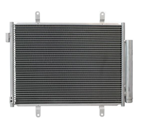 Condensator climatizare Suzuki Celerio, 03.2014-, motor 1.0, 50 kw benzina, cutie manuala, full aluminiu brazat, 490(460)x352(333)x12 mm, cu uscator