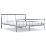 Cadru de pat, gri, 180x200 cm, metal