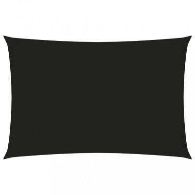 vidaXL Parasolar, negru, 2,5x4,5 m, țesătură oxford, dreptunghiular foto
