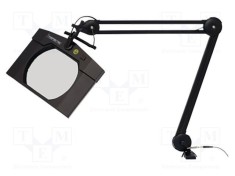 Lupa de masa ESD cu lumina de fundal 110-240VAC 14W INSPEKTEC foto