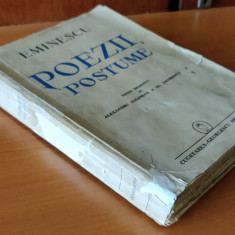 Mihai Eminescu - Poezii postume (Ed. Cugetarea 1940) ediție Colorian / Iacobescu