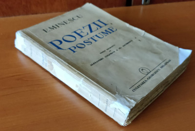 Mihai Eminescu - Poezii postume (Ed. Cugetarea 1940) ediție Colorian / Iacobescu foto