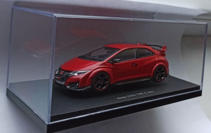 Macheta Honda Civic Type R FK2 2015 rosu - Ebbro 1/43