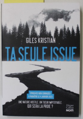 TA SEULE ISSUE par GILES KRISTIAN , 2023 foto
