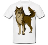 Cumpara ieftin Tricou &quot; Brown and black wolf &quot;