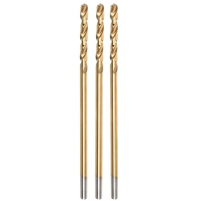 Burghiu pentru metal, nitrura de titan, 3 buc, 1 mm, Jufisto foto