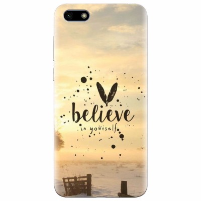 Husa silicon pentru Huawei Y5 2018, Believe In Yourself foto