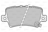 VALEO 301849 FIRST set placute frana,frana disc