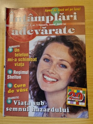 revista intamplari adevarate anul 3, nr. 1 - ianuarie 1999 foto