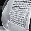 Husa scaun auto cu bile de masaj si suport lombar, dimensiuni 110 x 46 cm,, Amio
