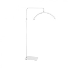 Lampa Profesionala 60 cm pentru Make-Up, Semiluna, cu LED de 40 W, Lumina Calda, Rece, cu rotire 360&deg;, ideala pt Gene, Manichiura, Studio Tatuaje Alba