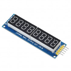 Modul afisaj display cu 8 cifre 74HC595, LED, compatibil Arduino