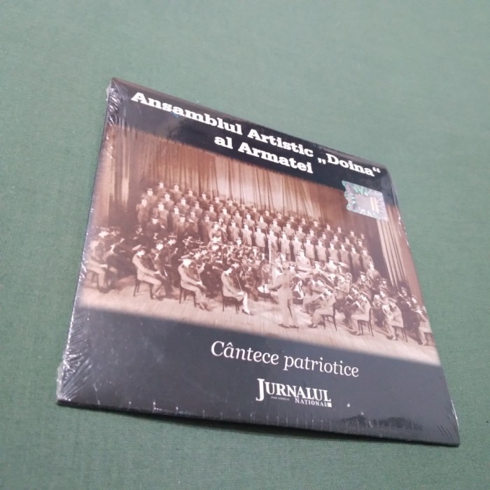 CD ANSAMBLUL ARTISTIC DOINA AL ARMATEI MUZICA DE COLECTIE JURNALUL ORIGINAL SIGILAT