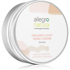Allegro Natura Organic crema hidratanta usoara de maini 60 ml