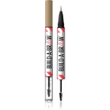 MAYBELLINE NEW YORK Build-A-Brow creion dermatograf cu două capete pentru spr&acirc;ncene pentru fixare și formă culoare 250 Blonde 1 buc