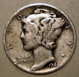 C.018 USA SUA WWII MERCURY 1 ONE DIME 1944 ARGINT