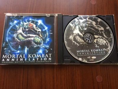 mortal kombat annihilation original motion picture soundtrack cd disc muzica VG+ foto