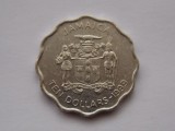 Moneda Jamaica 10 Dollars 1999