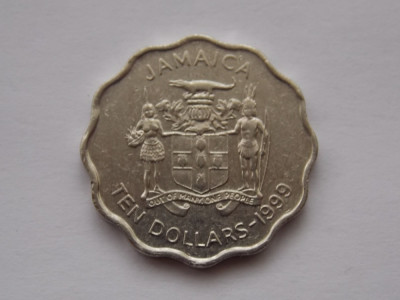 10 DOLLARS 1999 JAMAICA foto
