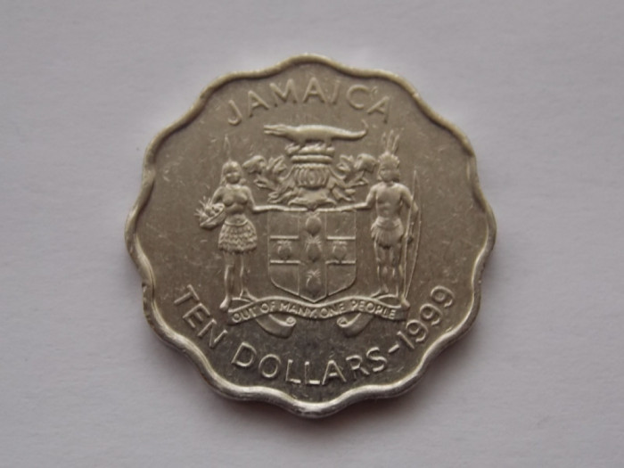 10 DOLLARS 1999 JAMAICA