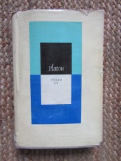 Platon - Opere Vol. III (3), Editura Stiintifica Enciclopedica, 1978, 417 Pagini
