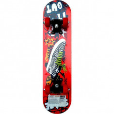 Skateboard lemn 60 cm, suport plastic 7 foto