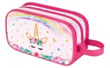 Cumpara ieftin Geanta de toaleta pentru fete WAWSAM, model cu unicorn, roz - SECOND