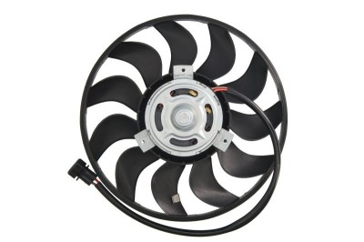 GMV ventilator radiator VW Transporter T4, 1991-2003, motor 1.9 D/TD; 2.4 D, 2.5 TDI, diesel, fara AC, 283 mm; 2 pini, foto