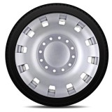 Capace Roti Rezaw Bombate MIG PLUS Autoutilitare, ABS, Gri/Negru, Compatibil Universal, 15/16 Inch, Set 4 Bucati