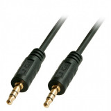 Cablu audio jack stereo 3.5mm T-T negru 20m Premium, Lindy L35648