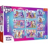 Puzzle Trefl 10in1 My Little Pony - Poneii Stralucitori