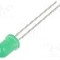 Dioda LED 5mm, verde, convex, 2.2...2.5/2.5...2.5V, KINGBRIGHT ELECTRONIC - L-57GGD