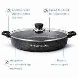 Oala joasa din aluminiu turnat cu acoperire marmura 36 cm Royalty Line
