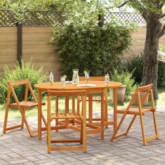 vidaXL Masă de Grădină Maro 110 x 60 x 72 cm Lemn masiv de acacia 4103887