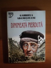 DIMINEATA PIERDUTA de GABRIELA ADAMESTEANU , Bucuresti 1997 foto