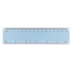 Riglă Clasică, Little President, 15cm, Culoare Albastru