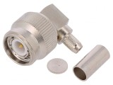 Mufă TNC tată unghi 90&deg; 50&Omega; PTFE