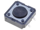 Micro&icirc;ntrerupător TACT SPST-NO 0,05A/24VDC SMT - Pozitie 2, Fara Contact