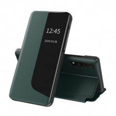 Husa Flip pentru Huawei P20 Pro Techsuit eFold Series Verde