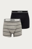 Levi&#039;s Boxeri bărbați, culoarea gri
