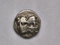 Grecia Antica - MOESIA, ISTROS DRACHMA ( 400-350 BC ) Argint