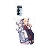 Husa compatibila cu Oppo Find X5 Pro, Viceversa, model Misha x Sasha The Misfit of Demon King Academy, Silicon, TPU, Transparent, Carcasa