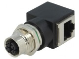 Adaptor M12 Mamă RJ45 Soclu IP67 8 PIN