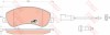 Set placute frana,frana disc FORD TRANSIT caroserie (2006 - 2014) TRW GDB1724