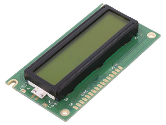 Afișaj LCD Alfanumeric 16x2 cu LED